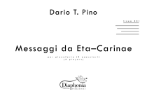 MESSAGGI DA ETA CARINAE for piano (2 player) [DIGITAL]